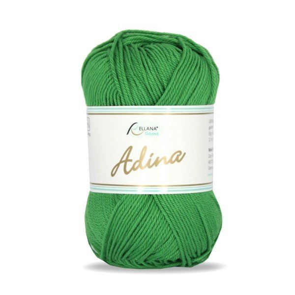 Baumwollgarn Adina 50 g Farbe 13 zedergrün