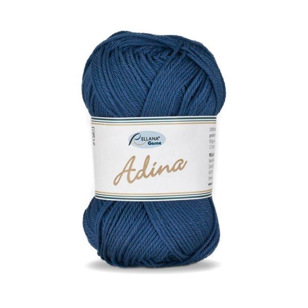 Baumwollgarn Adina 50 g Farbe 62 tintenblau