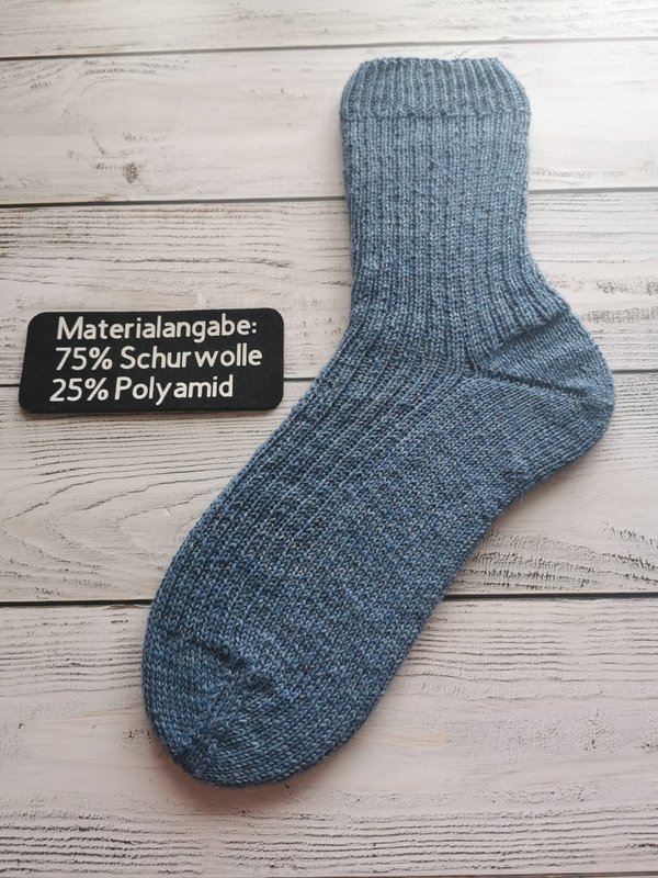 Socken handgestrickt für Gr. 48/49, Handarbeit Unikat